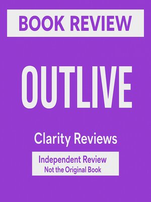 cover image of Outlive — Book Review — Peter Attia
